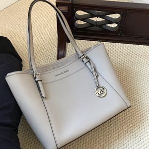 Michael Kors Ciara tote color cement nearly new with tags